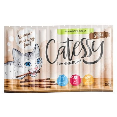 Лакомство для котов Catessy Палочка с кроликом и индейкой - купить в Зоофаворит, Germany