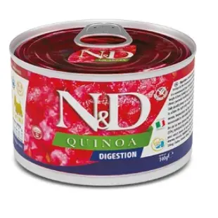Farmina N&D Quinoa Digestion,Lamb&Fennel Adult Mini при порушеннях травлення з ягням та кіноа